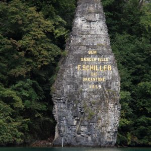 Der bekannte Stein am Vierwald...